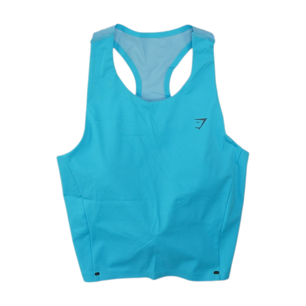 Blue Cropped Blouse