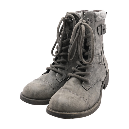 Gray Ankle Boots