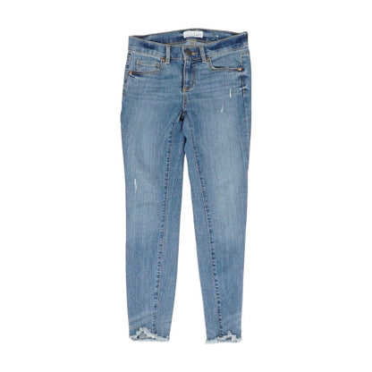 Blue Solid Jeans