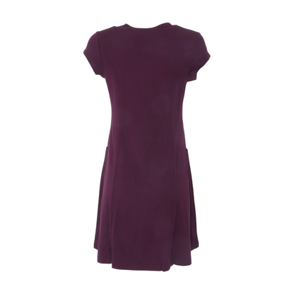 Maroon Petite Midi Dress