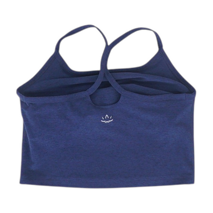 Navy Cropped Blouse