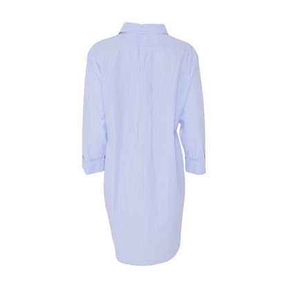Blue Striped Pajama Top