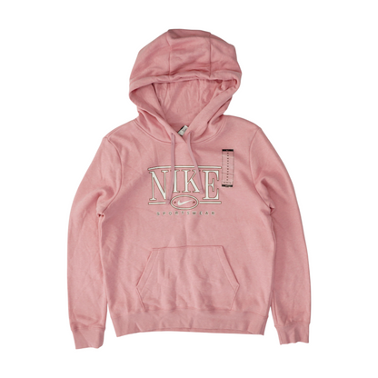 Pink Solid Hoodie Pullover