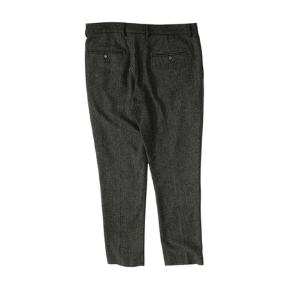 Black Chevron Regular Pants