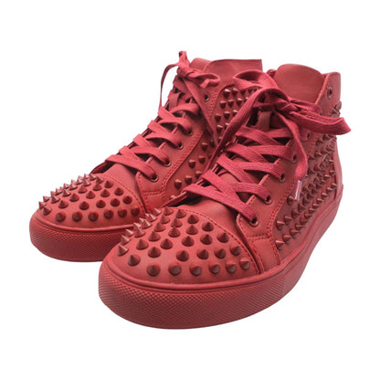 Red Lace Up Casual Shoes