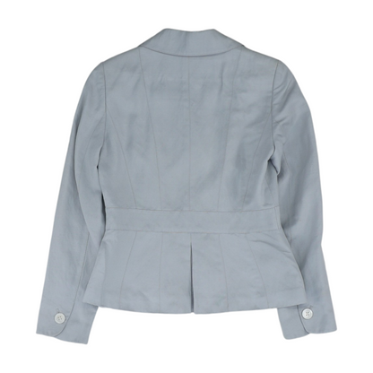 Gray Solid Blazer