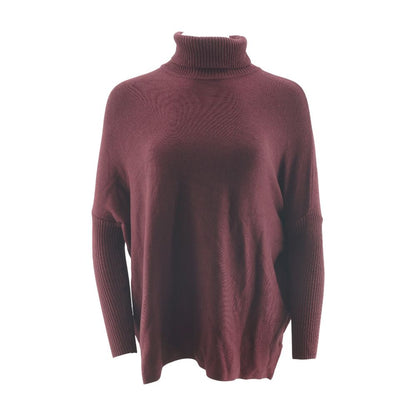 Maroon Turtleneck Sweater