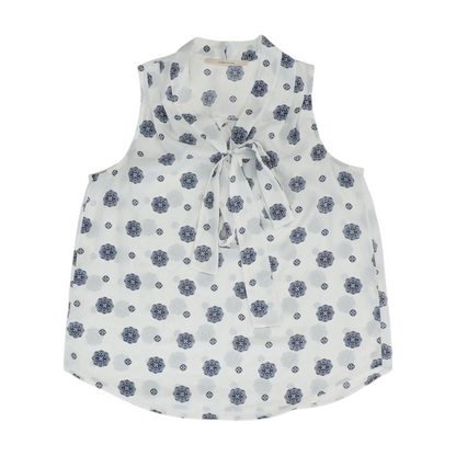 White Print Blouse