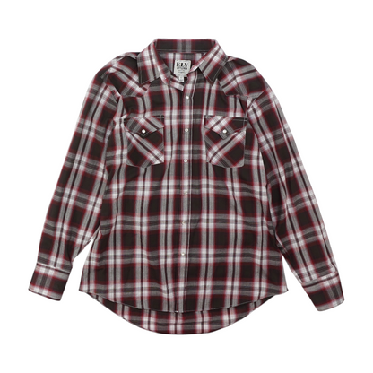 Red Plaid Flannel Button Down
