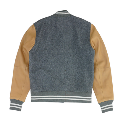 Gray Color Block Jacket