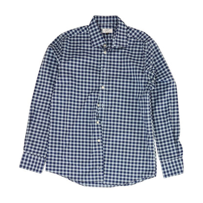 Blue Check Long Sleeve Button Down