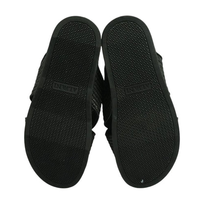 Black Casual Slide Sandals