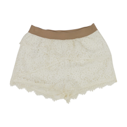 Ivory Solid Chino Shorts