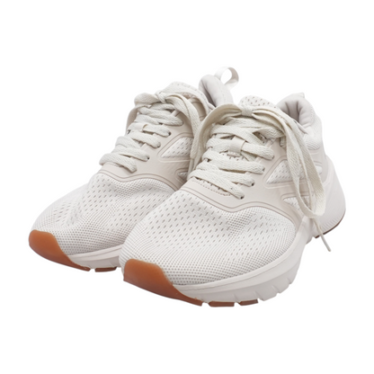 Beige Low-Top Athletic Shoes