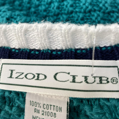 Vintage Teal Solid Pullover Sweater