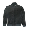 Black Solid Leather Jacket