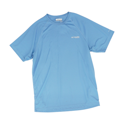 Blue Solid Active T-Shirt