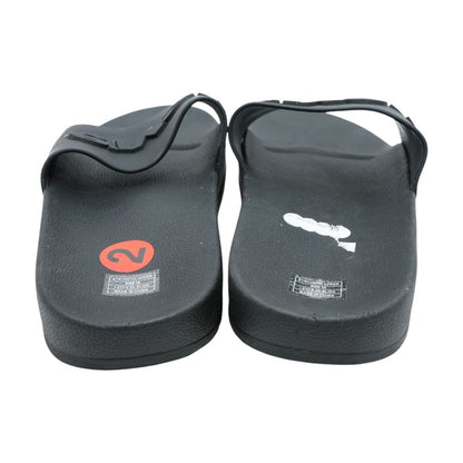 Black Casual Slide Sandals