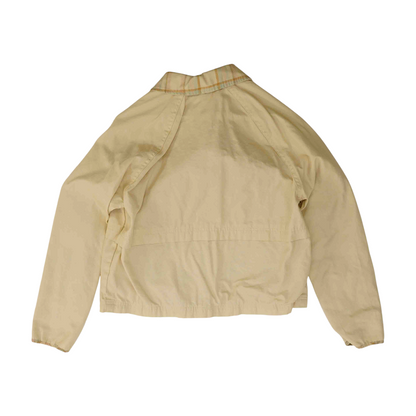 Beige Solid Jacket