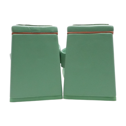 Green Block Heels