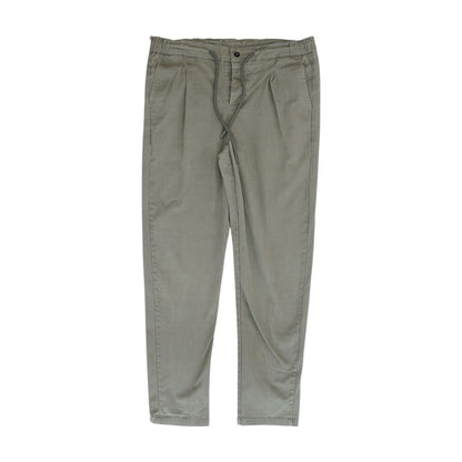Gray Solid Chino Pants