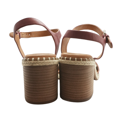 Pink Heeled Sandals