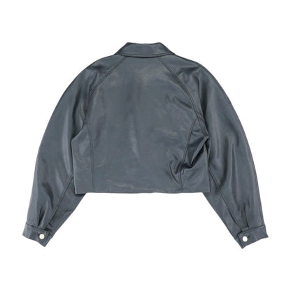 Black Faux Leather Jacket