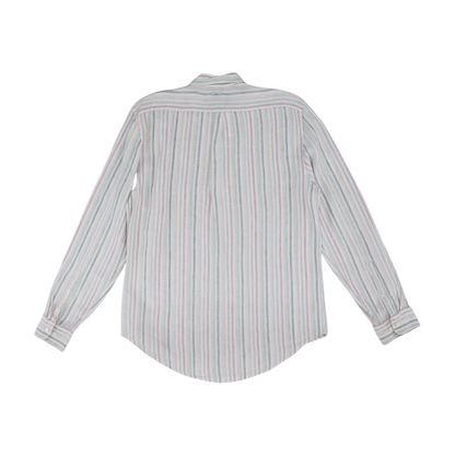 Multi Striped Long Sleeve Button Down