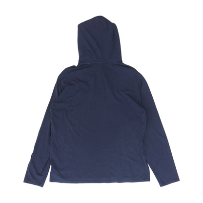 Navy Solid Hoodie Pullover