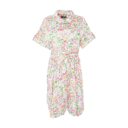 Pink Plus Graphic Midi Dress