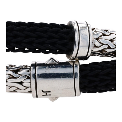 Sterling Silver Icon Wrap Chain Bracelet