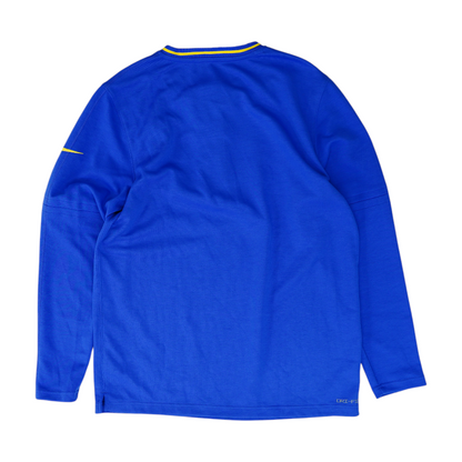 Blue Los Angeles Rams Solid 1/4 Zip Pullover