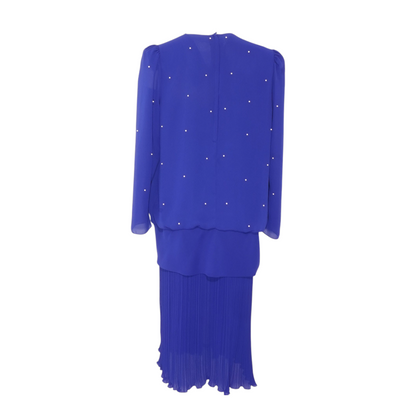 Vintage Blue Midi Dress