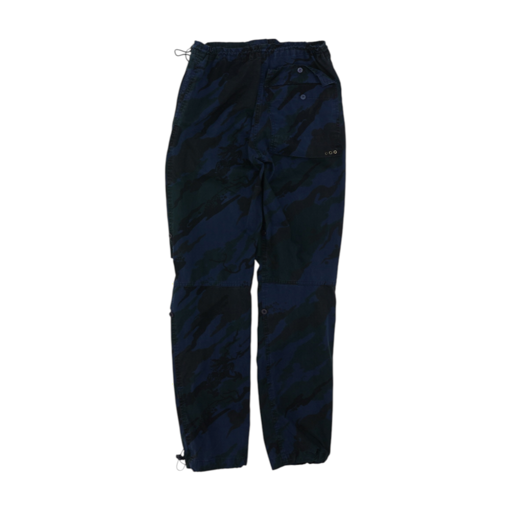 Blue Camo Cargo Pants