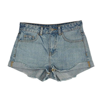 Black Solid Shorts
