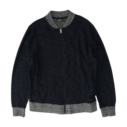 Navy Color Block Jacket