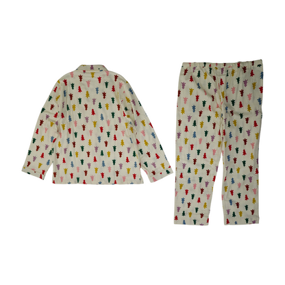Multi Graphic Pajama Set