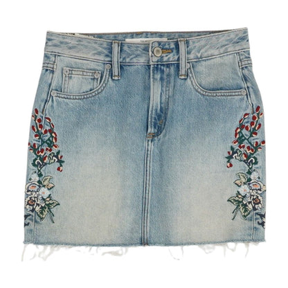 Blue Mini Skirt
