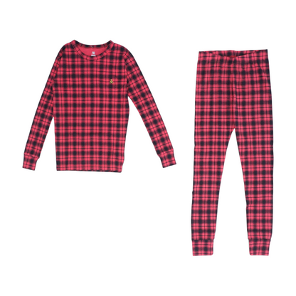 Red Plaid Pajama Set