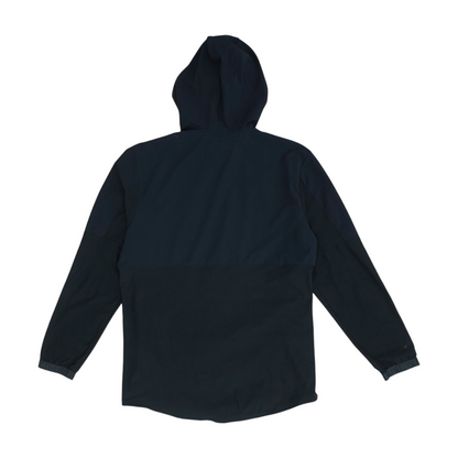 Black Striped 1/4 Zip Pullover