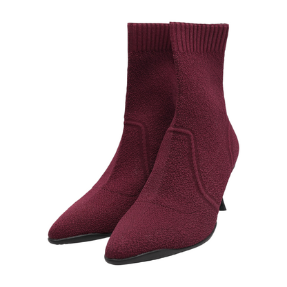 Burgundy Ankle Boots