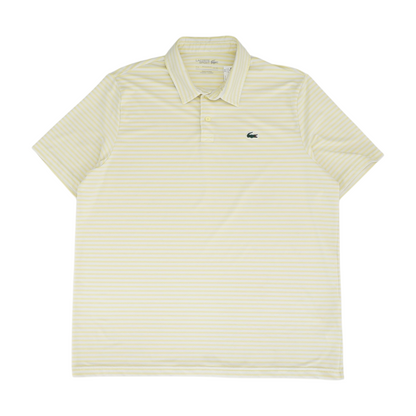Yellow Striped Short Sleeve Polo