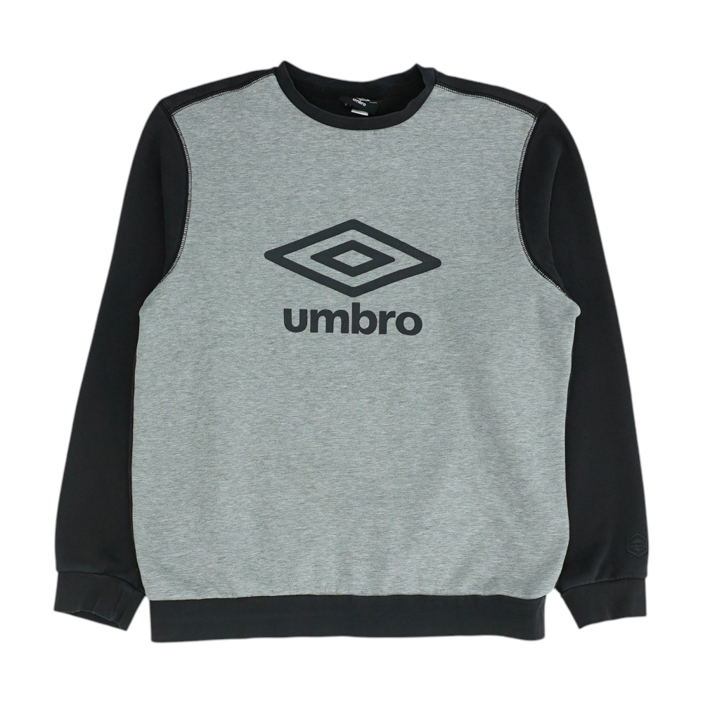 Gray Color Block Sweatshirt Pullover