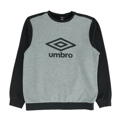 Gray Color Block Sweatshirt Pullover