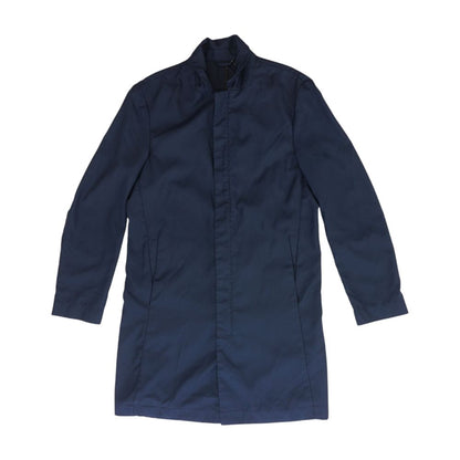 Navy Solid Lightweight Coat