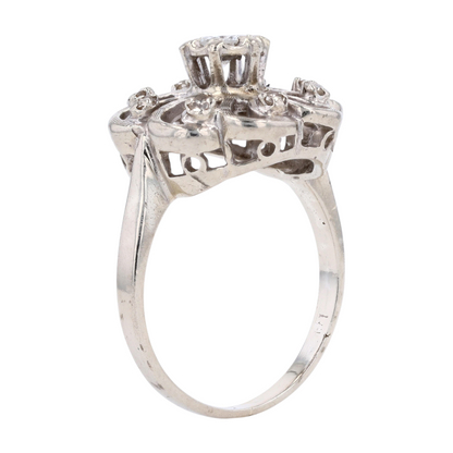 3/8 ctw 14K White Gold Diamond Fashion Ring