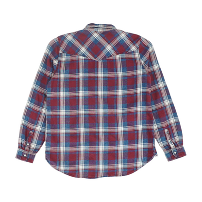Red Plaid Flannel Button Down