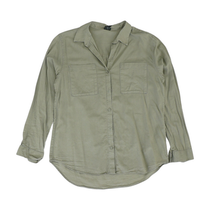 Green Button Down