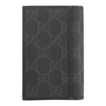 GG Supreme Card Case Wallet in Black