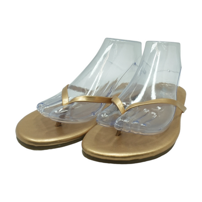 Bronze Flip-Flop Sandals
